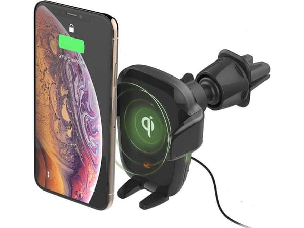 iOttie Auto Sense, Automatisk, USB, 12 V, Trådløs lading, Sort