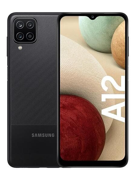 Samsung Galaxy A12 SM-A127F/DS Dual SIM 64GB - 2 År Garanti Helt Ny - Svart