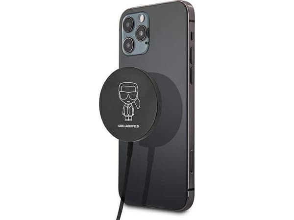 Karl Lagerfeld Outline Magnetic Charger Base - Magsafe 15W induktiv lader