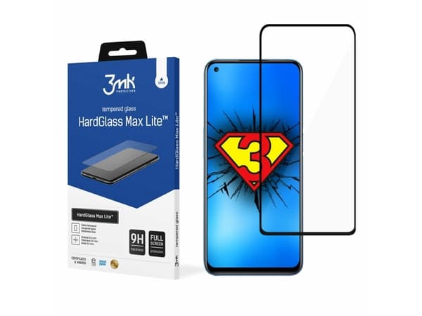 3MK Herdet glass 3MK HardGlass Max Lite Realme 8 5G sort