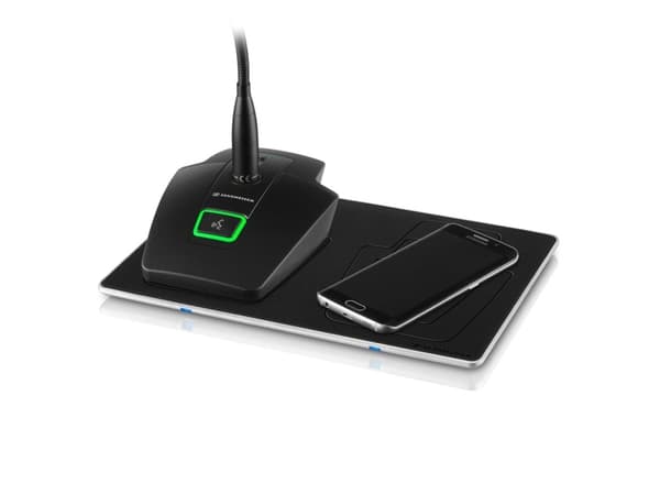 EPOS CHG 2W - Trådløs ladematte + AC-strømadapter - 1 A - for SpeechLine SL Tablestand 133-S DW, SL TABLESTAND 153-S DW-3 B