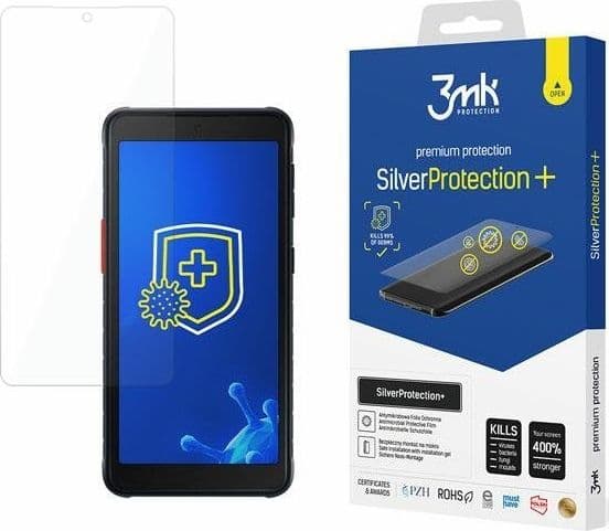 3MK Antimikrobinen suojakalvo 3MK Silver Protect+ Samsung Galaxy Xcover 5 Samsung Galaxy Xcover 5