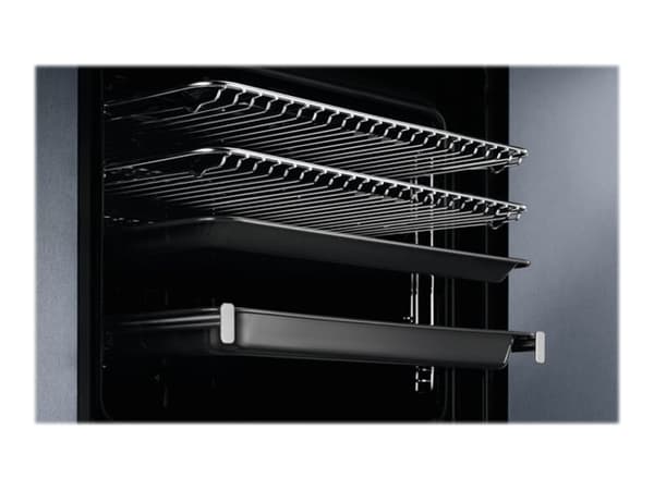 Electrolux SurroundCook 600 EOF6P70X - Ugn - inbyggd - fördjupning - bredd: 56 cm - djup: 55 cm - höjd: 60 cm - med självrengöring - Klass A+ - rostf