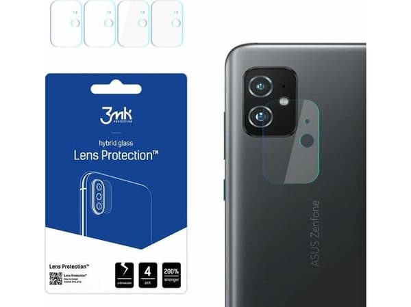 3MK Hybridilasi kameran linssille 3MK Lens Protection Asus Zenfone 8 [4 PACK]