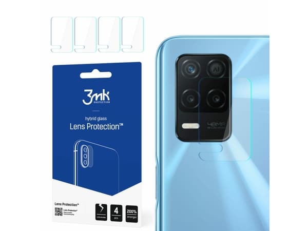 3MK Hybridglass for kameralinse 3MK Lens Protection Realme 8 5G [4 PACK]