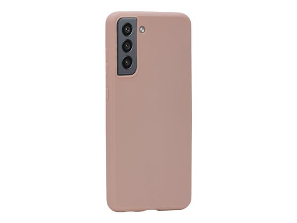 dbramante1928 Greenland - Baksidedeksel for mobiltelefon - 100 % resirkulert plast - rosa sand - for Samsung Galaxy S21 FE 5G