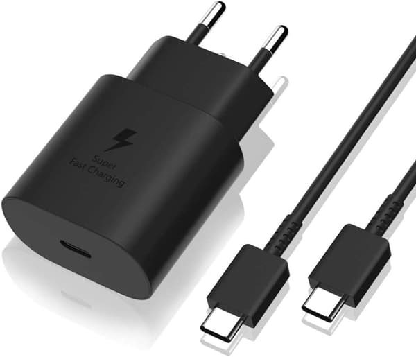 Samsung USB-C laddsladd  1M + USB 25W Super!! laddare (S22/S23/S24)