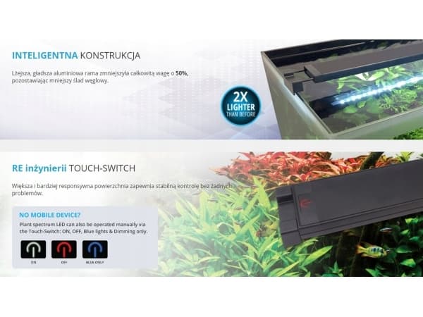 Fluval LED-kasvien valopalkki, 38-61cm, 22W