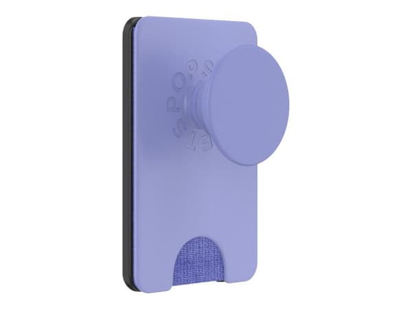 PopSockets PopWallet+ - Lomme for mobiltelefon / kredittkort - MagSafe-samsvar - mørk purpurblå
