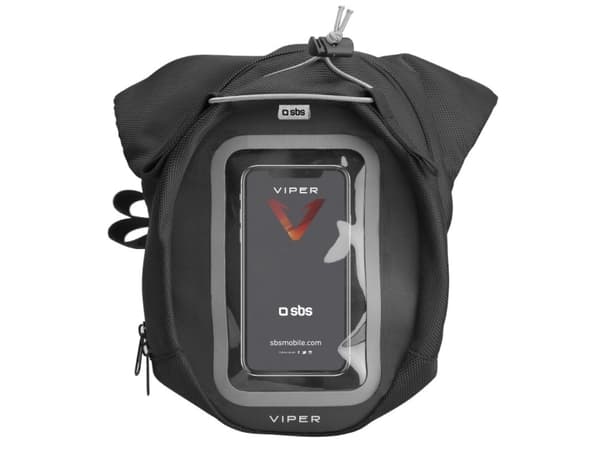 SBS TEMOTOBAGTOUCHK, Pendling, Nøkkel, Smarttelefon, Sort, PU plastikk, Polyester, Polyvinylklorid (PVC), Glidelås, IPX3