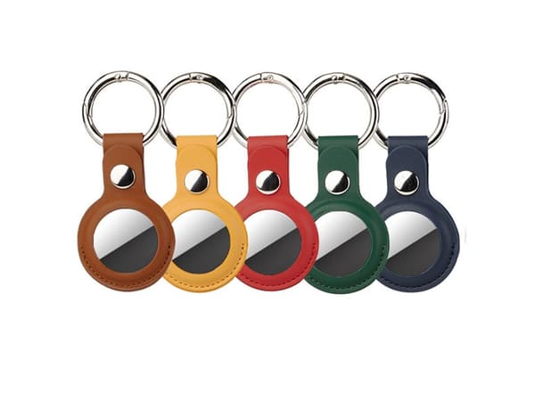 4smarts 466157, Ask, Blå, Brun, Grön, Röd, Gul, Key finder case, Läder, Stötsäker, Reptålig, 95 mm
