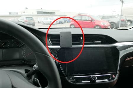 Brodit 855631, Mobiltelefon/smarttelefon, Passiv holder, Bil, Sort Sort