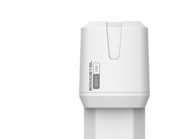 Somostel SMS-Q02 lader 1x USB-A 3.1 A (SMSQ02 HVIT 18W)