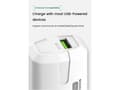 Miniatyrbilde 5 av 5: Somostel SMS-Q02 lader 1x USB-A 3.1 A (SMSQ02 HVIT 18W)