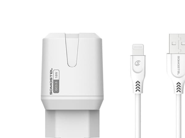 Somostel SMS-Q02 lader 1x USB-A 3.1 A (SMSQ02 HVIT 18W)