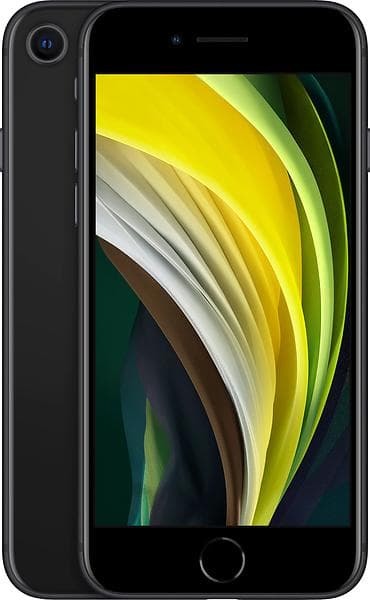iPhone SE 64GB (2nd Gen) - 1 År Garanti Begagnad i Nyskick - Svart