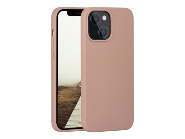 dbramante1928 Greenland - Baksidesskydd för mobiltelefon - fastsnäppbar - 100 % återvunnen plast - rosa sand - för Apple iPhone 13 mini