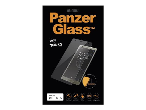 PanzerGlass 7621, Sony, Xperia XZ2, Naarmuuntumisenkestävä, Läpinäkyvä, 1 kpl