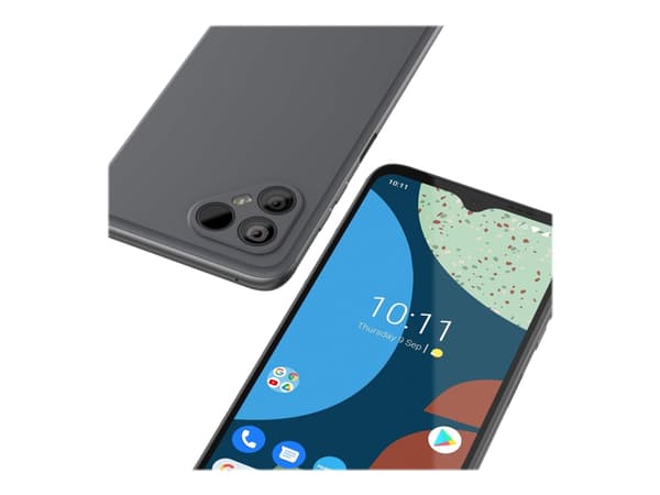 Fairphone 4 - 5G pekskärmsmobil - dual-SIM - RAM 8 GB / Internminne 256 GB - microSD slot - LCD-skärm - 6.3" - 2340 x 1080 pixlar - 2 bakre kameror 4