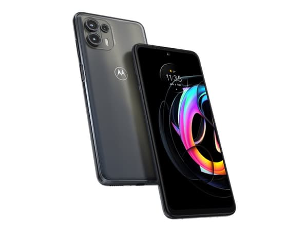 Motorola Edge 20 Lite - 5G pekskärmsmobil - dual-SIM - RAM 8 GB / Internal Memory 128 GB - microSD slot - OLED-skärm - 6.7" - 2400 x 1080 pixlar (90