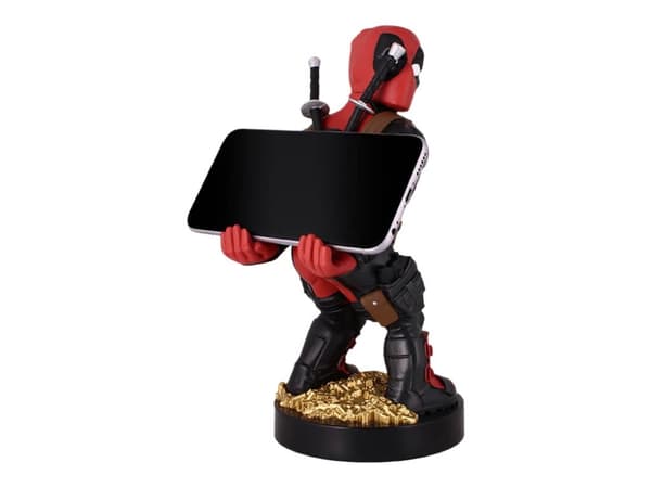 Exquisite Gaming Cable Guys Deadpool 'Bringing Up The REAR' - Hållare för spelstyrenhet, mobiltelefon Svart, Röd