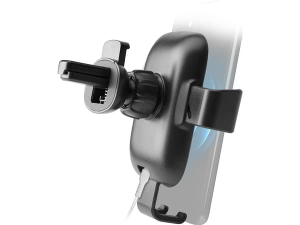SBS TESUPGRAVWIRLITE10W, Mobiltelefon/smarttelefon, Passiv holder, Bil, Sort