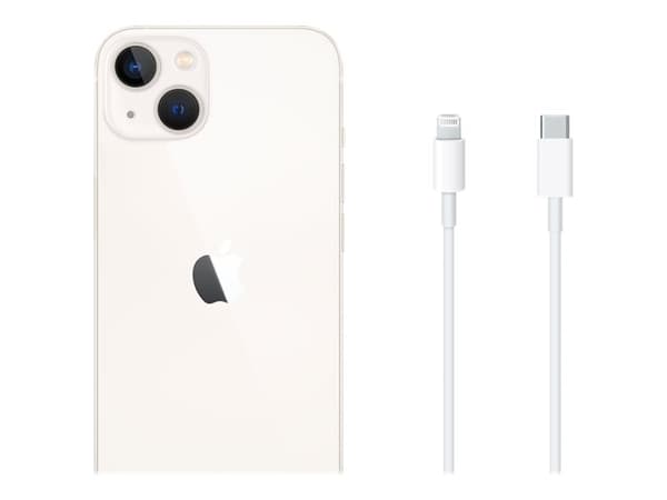 Apple iPhone 13 - 5G smartphone - dual-SIM / Internminne 128 GB - OLED-skärm - 6.1" - 2532 x 1170 pixlar - 2 bakre kameror 12 MP, 12 MP - front camer