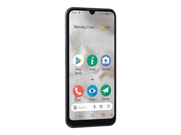 DORO 8110 - 4G smarttelefon - RAM 2 GB / Internminne 32 GB - microSD slot - 6.1" - 1560 x 720 piksler - 3x bakkamera 13 MP, 2 MP, 2 MP - front camera