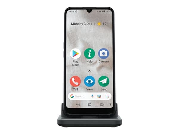 DORO 8110 - 4G smarttelefon - RAM 2 GB / Internminne 32 GB - microSD slot - 6.1" - 1560 x 720 piksler - 3x bakkamera 13 MP, 2 MP, 2 MP - front camera