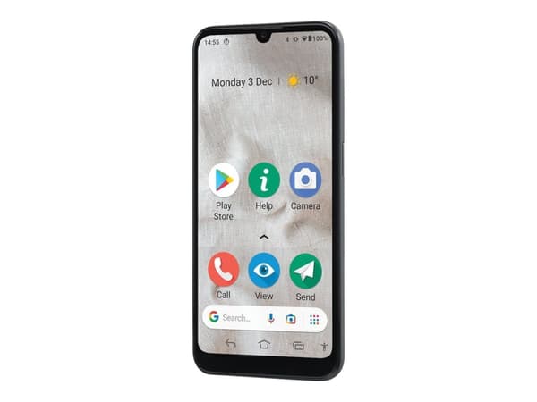 DORO 8110 - 4G smarttelefon - RAM 2 GB / Internminne 32 GB - microSD slot - 6.1" - 1560 x 720 piksler - 3x bakkamera 13 MP, 2 MP, 2 MP - front camera