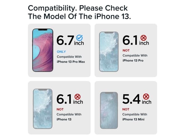 Spigen AGL03383, Apple, iPhone 13 Pro Max, Reptålig, Svart, Transparent, 1 styck