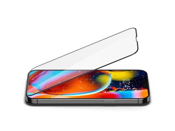 Spigen AGL03383, Apple, iPhone 13 Pro Max, Reptålig, Svart, Transparent, 1 styck