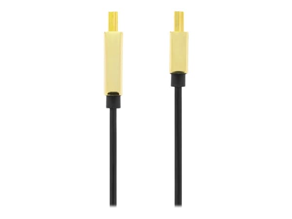 DELTACO - High Speed - HDMI-kabel med Ethernet - HDMI hann til 19 pin micro HDMI Type D hann - 3 m - svart - 4K 30Hz støtte, ultratynn