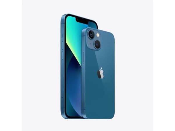 Apple iPhone 13 - 5G smartphone - dobbelt-SIM / Internminne 256 GB - OLED-display - 6.1" - 2532 x 1170 piksler - 2x bakkameraer 12 MP, 12 MP - front Blå