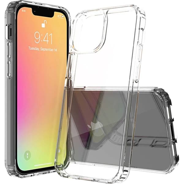 JT Berlin Pankow Clear Backcover Apple iPhone 13 mini Transparent Stöttålig, Induktiv laddning 10798