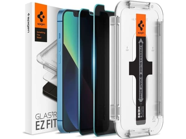 Spigen AGL03388, Apple, iPhone 13 / iPhone 13 Pro, Läpinäkyvä, 2 kpl