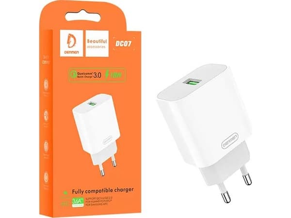 Lader Denmen DC07 1x USB-C 3,6 A (29377)