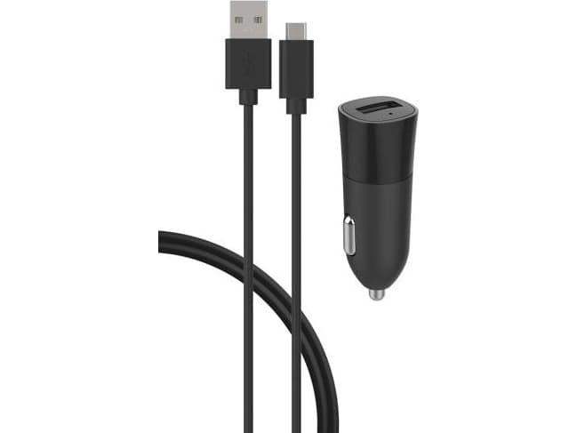 Bigben Connected CACCBLMIC2.1AB, Automatisk, Cigarr tändare, 1,2 m, Svart