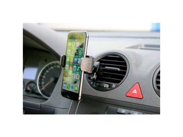 IWH 019263 Ventilationsgitter Mobiltelefon-holder til biler Kan drejes 360° 55 - 85 mm