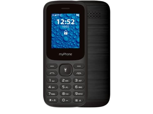 myPhone MP2220, Bär, Dubbla SIM-kort, 4,5 cm (1.77"), Bluetooth, 600 mAh, Svart Svart