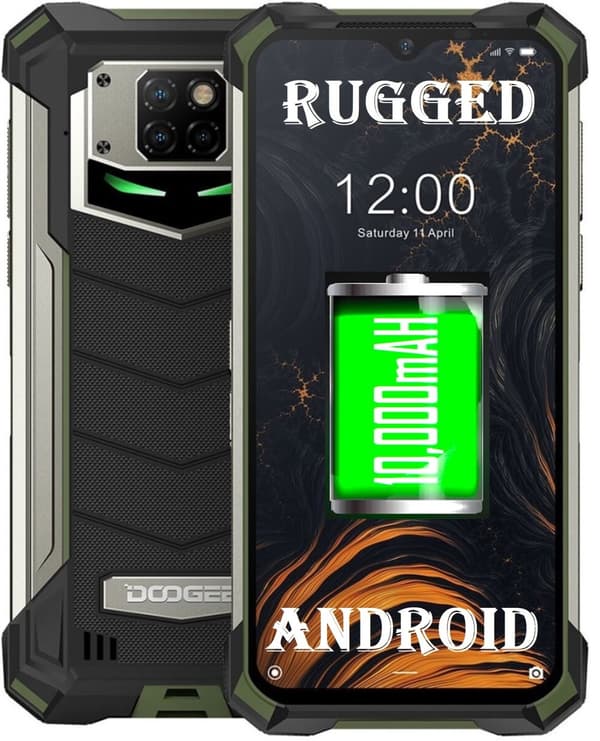 DOOGEE S88 Pro Smartphone Military-Spec -55C - 70C 128GB 10,000 Mah