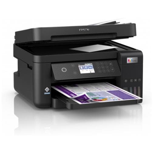 Epson EcoTank L6270, Bläckstråleskrivare, Färgutskrift, 4800 x 1200 DPI, A4, Direktutskrift, Svart Svart