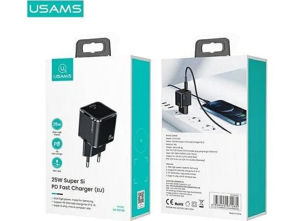 USAMS Apple Watch induktiv laddning + ljuskabel 2in1 vit/vit CC076WH01 (US-CC076)