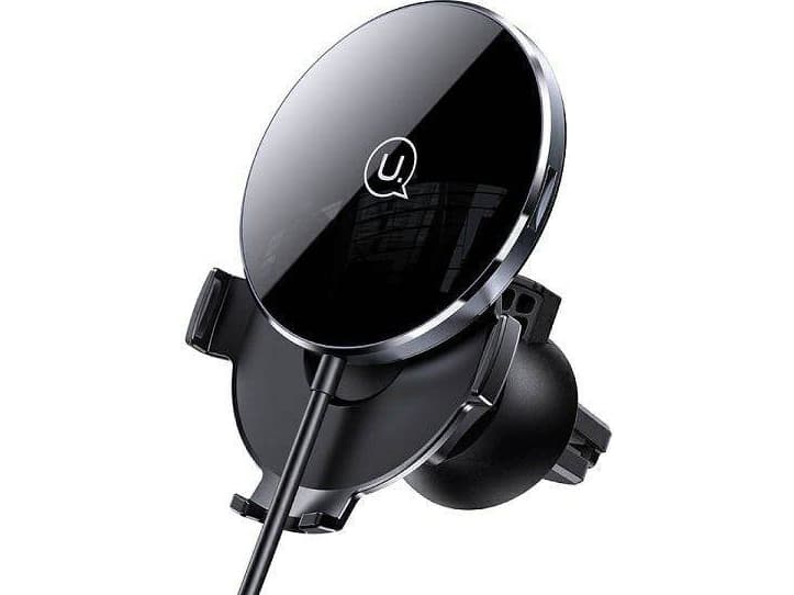 Usams USAMS Induction holder US-CD164 15W 2in1 Magnetic for the ventilation grille black/black CD164DZ01