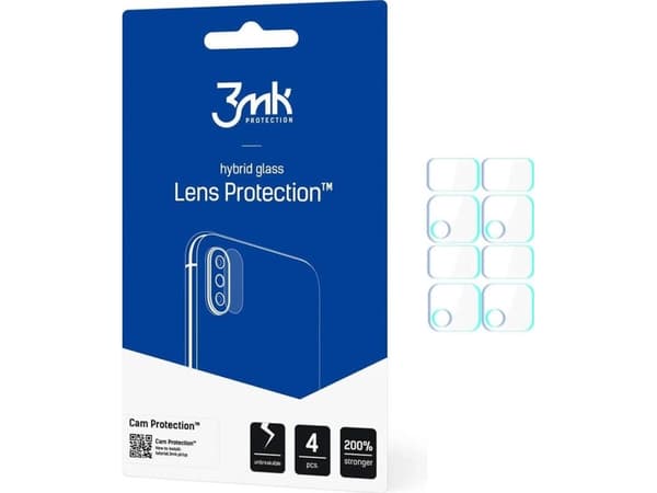 3MK Glass x4 for kameralinse 3mk for Xiaomi Redmi Note 11 Pro 5G/ Pro Plus 5G