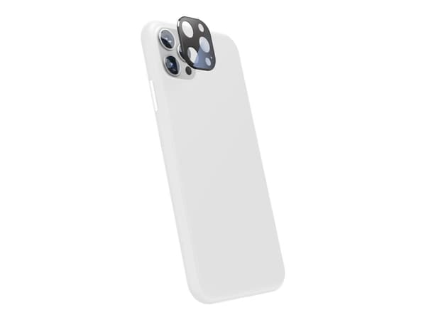 Hama Essential Line - Linsebeskytter for mobiltelefon - svart - for Apple iPhone 12 Pro Max
