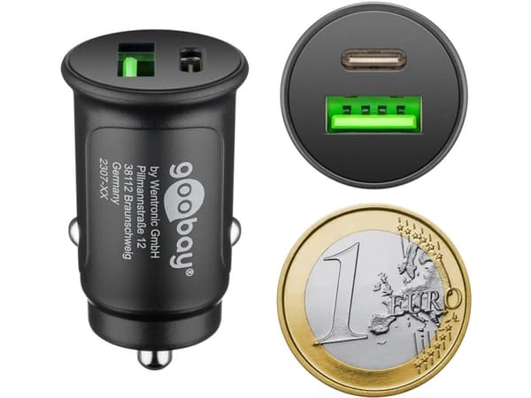 Goobay 59521, Automatisk, Cigartenner/lighter, 5 V, Sort