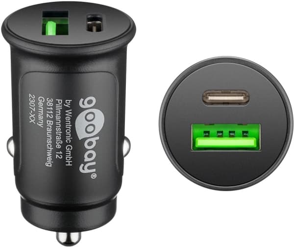 Goobay 59521, Automatisk, Cigartenner/lighter, 5 V, Sort Sort