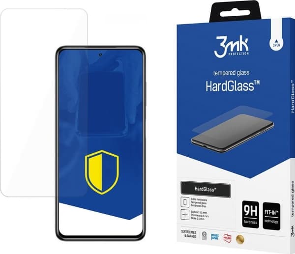 3MK HardGlass, POCO, POCO X3 Pro, Slagbestandig, Ripebestandig, Gjennomsiktig, 1 stykker