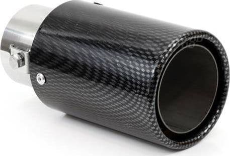 Eksos lyddemper munnstykke rustfritt stål mt 016c karbon amio-01316